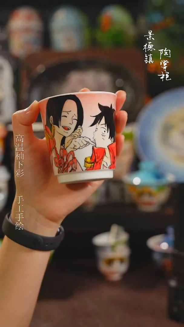 景德镇高温釉下彩纯手工手绘