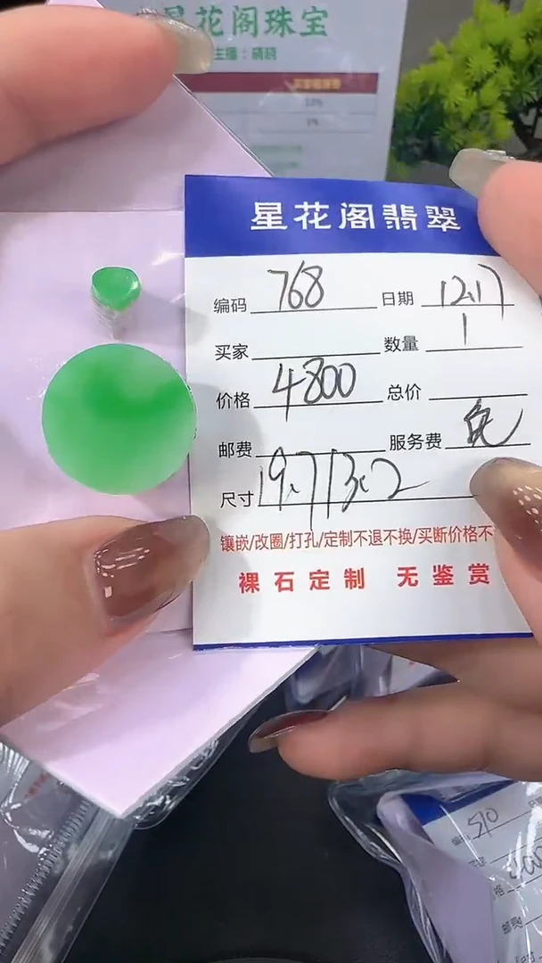 颈饰未镶嵌翡翠768