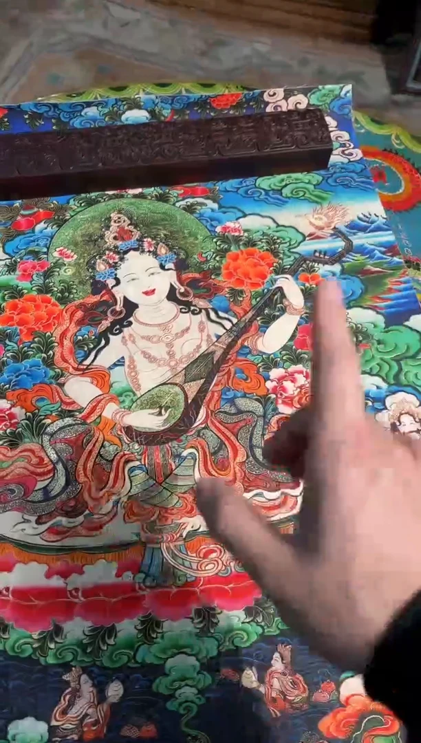 卷轴画天天的唐卡tk160
