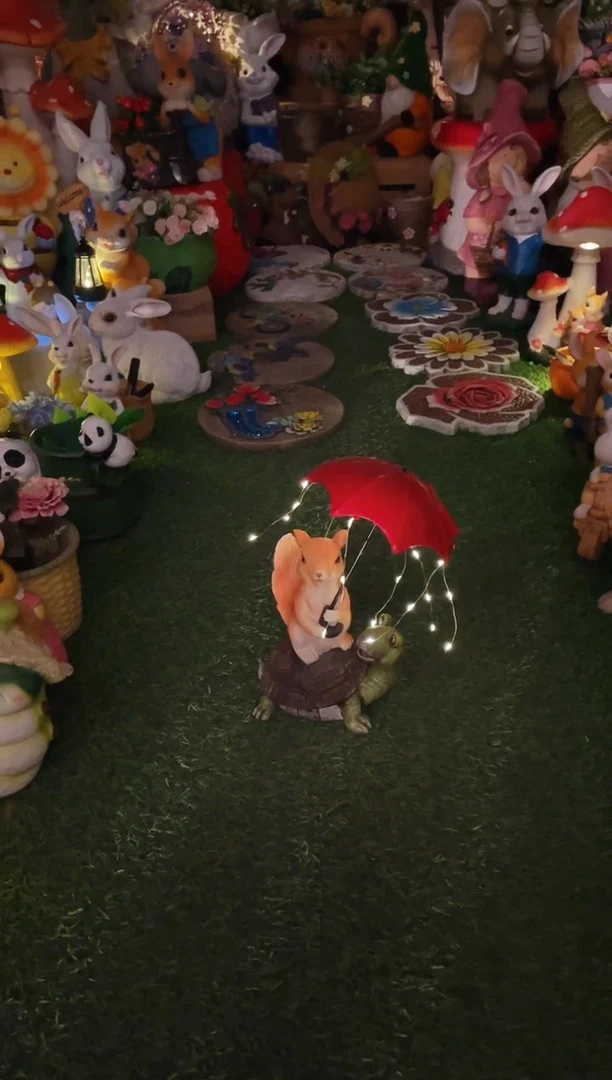 【闪购商品】红陶花园庭院摆件&000&