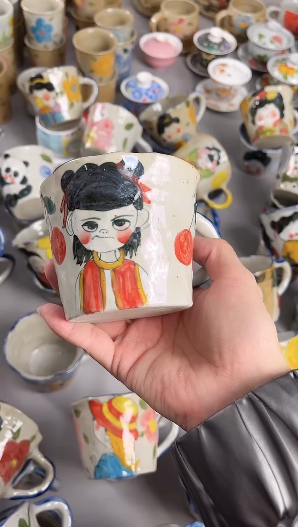 【闪购商品】瓷片景德镇手绘高温釉下彩