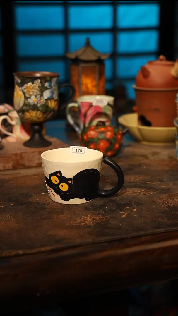 陶瓷景德镇高温釉下彩手工手绘款式@A763@