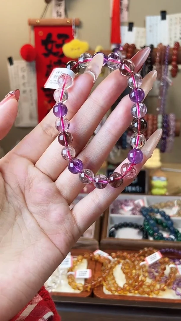 【闪购商品】水晶手串未镶嵌超七8.5mm