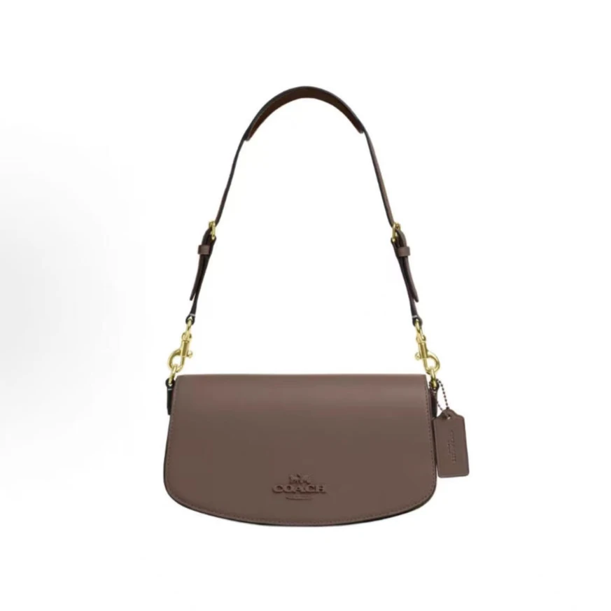 COACH/蔻驰Andrea 24cm手提包腋下包深石灰色2025夏季单肩包