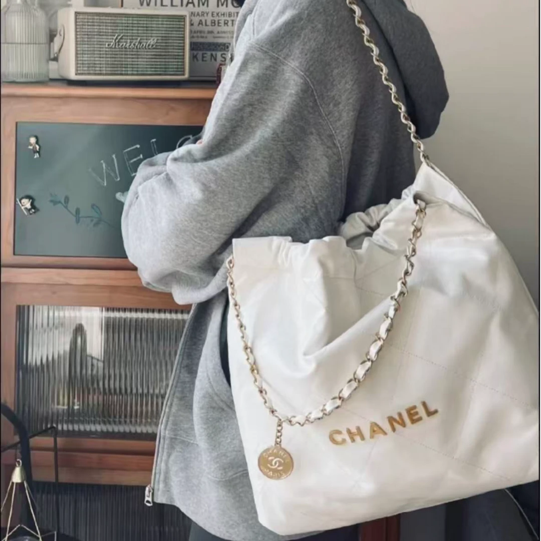 95新 Chanel/香奈儿 展会外场！白金22bag包 小号