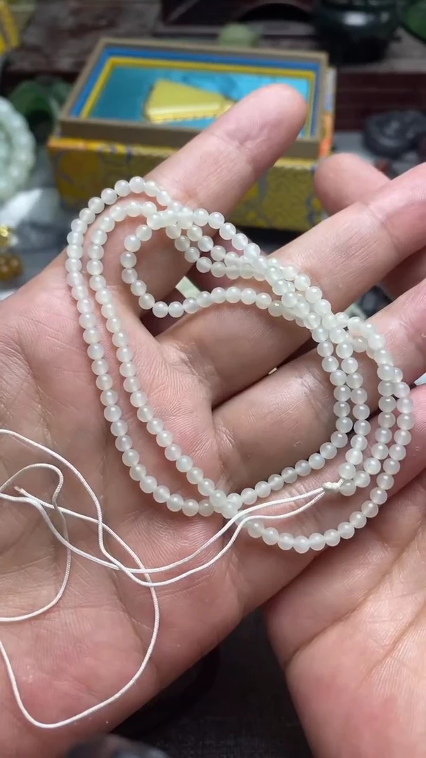 和田玉未镶嵌颈饰用****9链子