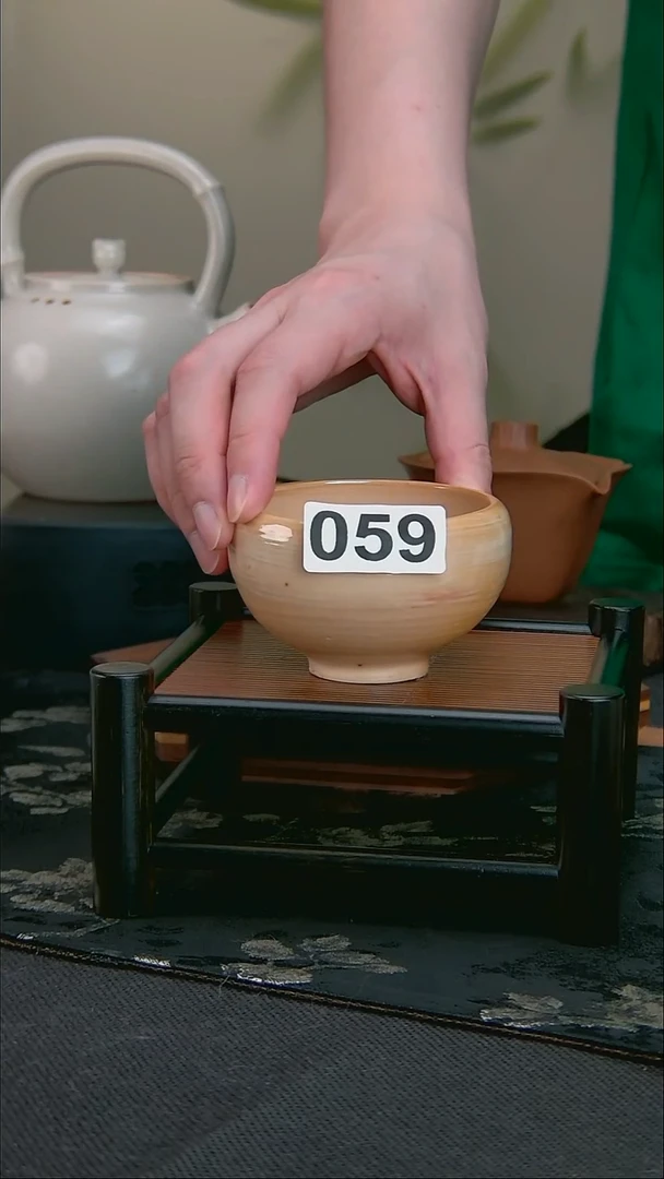 柴烧裸烧 孤品 主人杯 059