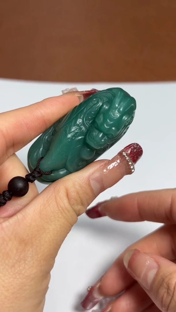 【闪购商品】雅安绿印石篆刻孙长铭SX44323翩若惊鸿婉若游龙