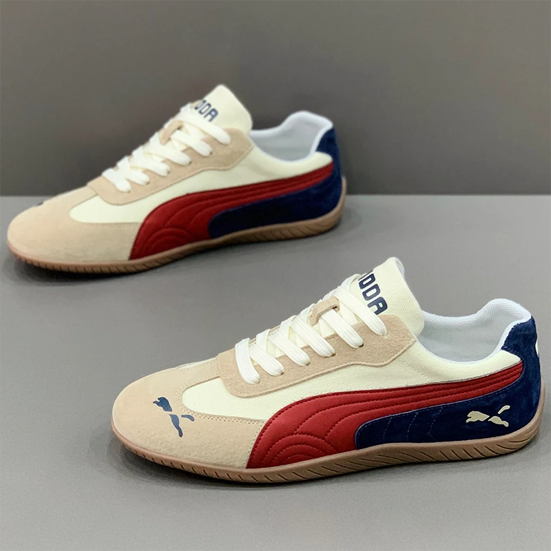 DMXUXM巴黎『设计风』新品好物~力荐！简约拼色软底百搭舒适休闲板鞋