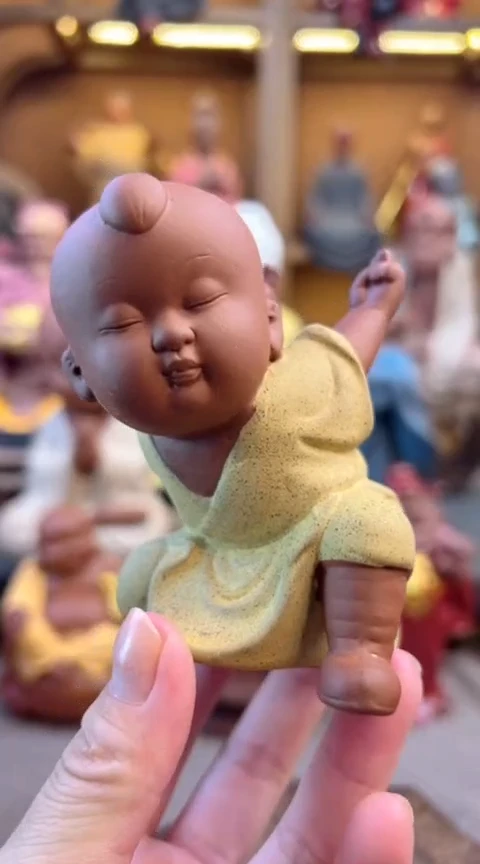 紫砂茶宠器闵茶宠摆件