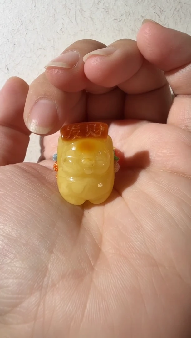 【闪购商品】蜜蜡戒指未镶嵌蜜蜡小猪戒指