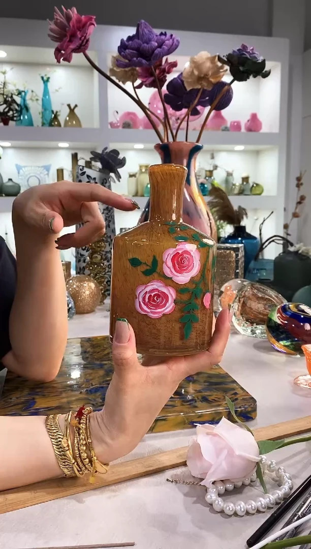瑞****饰慕忆家手作琉璃花瓶