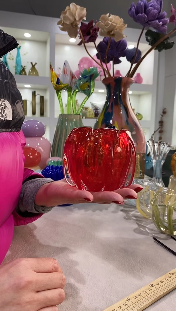 慕忆家手作琉璃花瓶