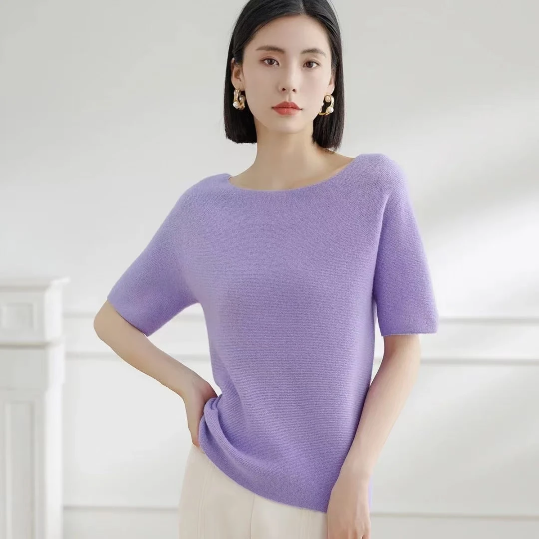 100%绵羊毛简约时尚女式羊毛衫25DAK0090