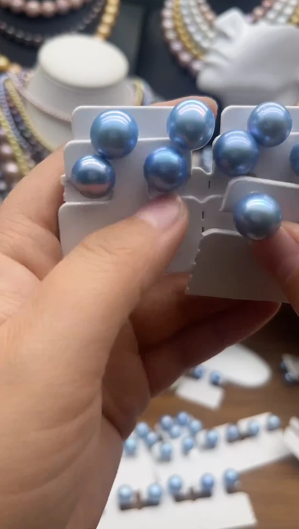 银S925镶嵌原创设计淡水珍珠1