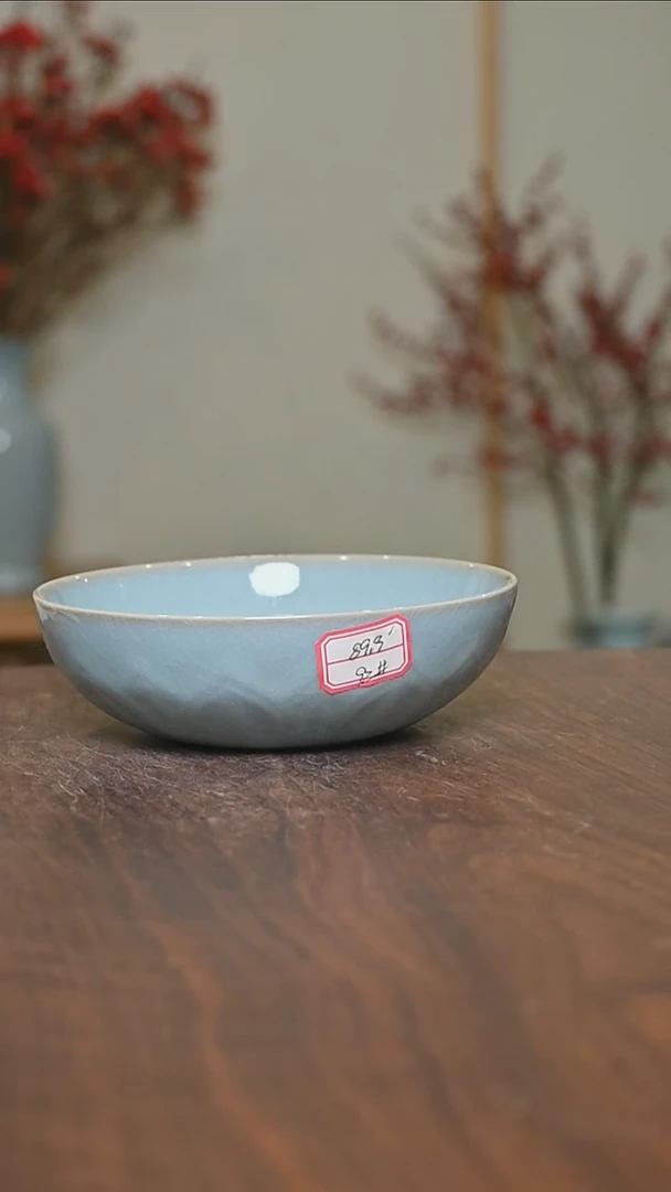 【闪购商品】其他93#微瑕天青釉朱家汝窑款碗