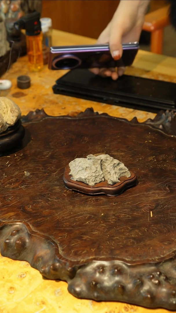 1纯园福利精选英石摆件山形