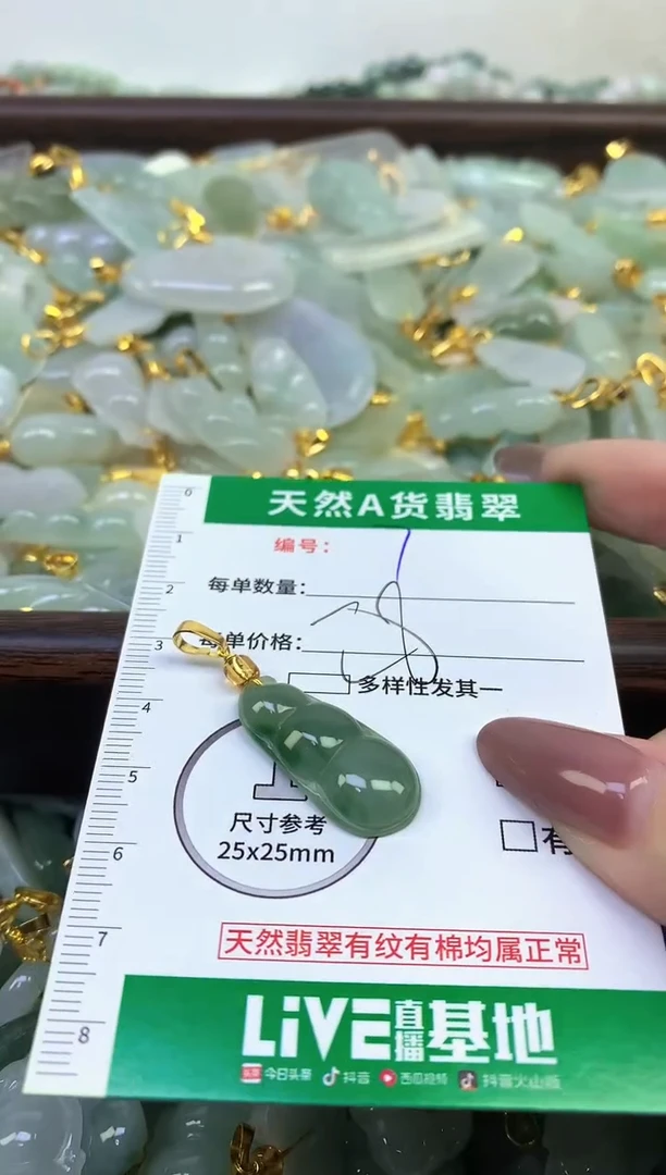 颈饰未镶嵌翡翠纯天然缅甸A货翡翠