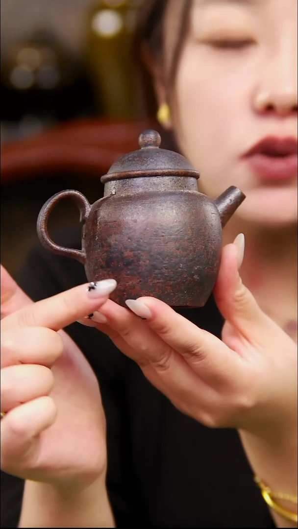 纯原矿高温煤窑烧制  素烧泡茶壶150毫升