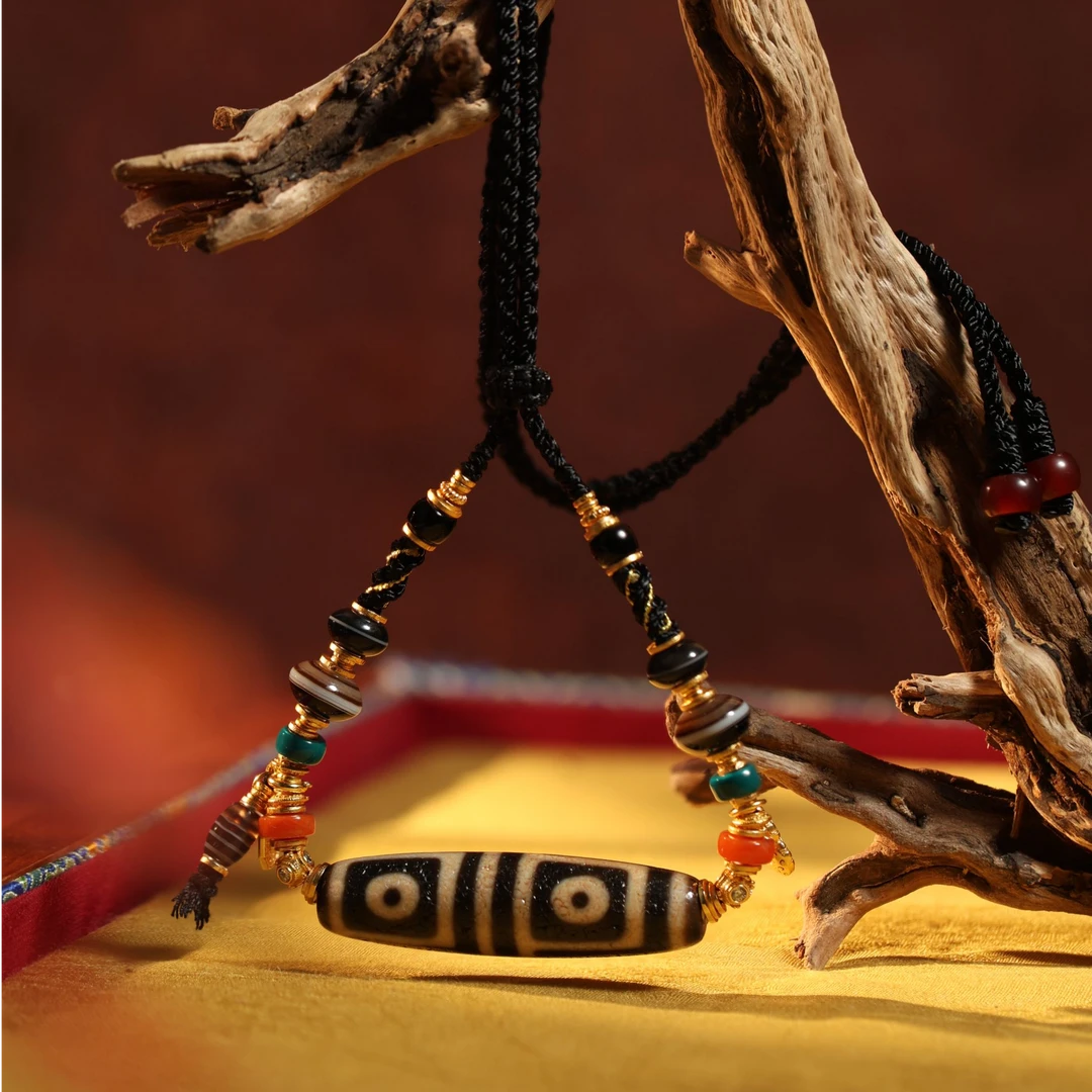 壹加安琪 | 地门四眼玛瑙项链多样性发一