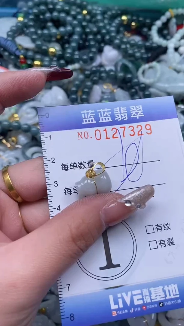 【闪购商品】翡翠颈饰未镶嵌闪购0127329多样性发其一