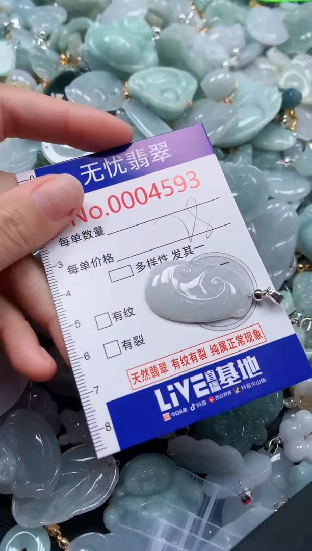 颈饰未镶嵌翡翠4593