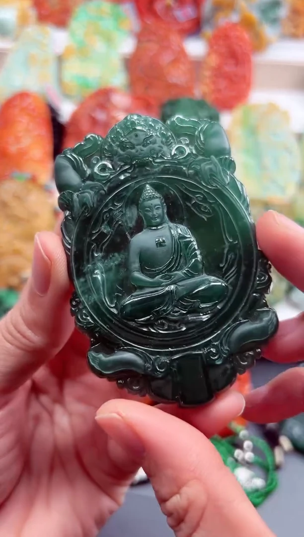 吊坠(不含链)未镶嵌翡翠天然翡翠