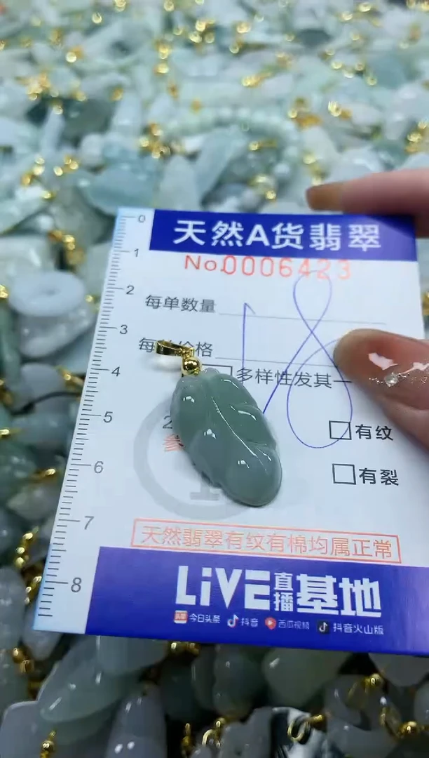颈饰未镶嵌翡翠天然A货翡翠