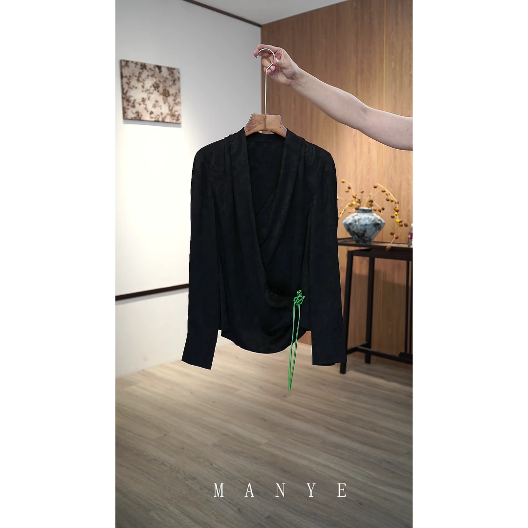 时尚百搭提花上衣时尚23176