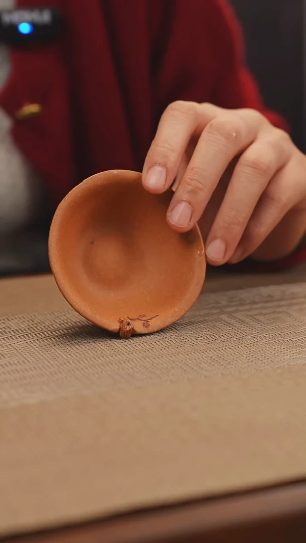 茶壶紫砂?****❀原矿黄降坡梅花柱子斗笠杯