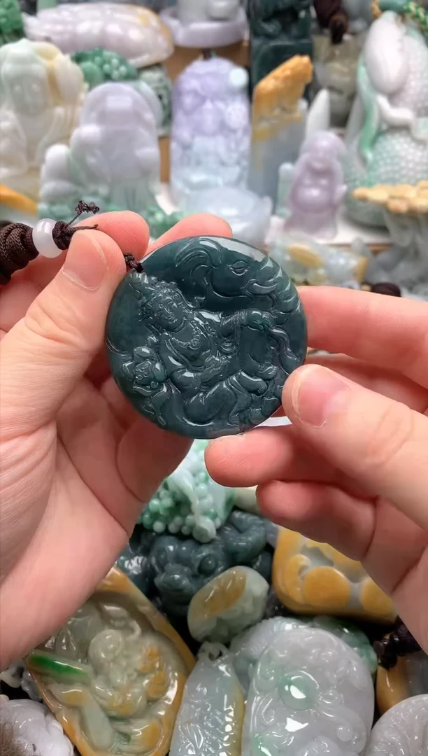吊坠(不含链)未镶嵌翡翠1