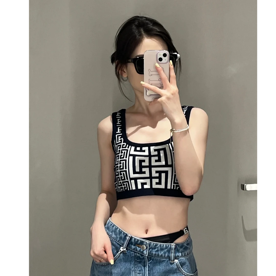 未使用 BALMAIN/巴尔曼 Balmain无袖上衣34