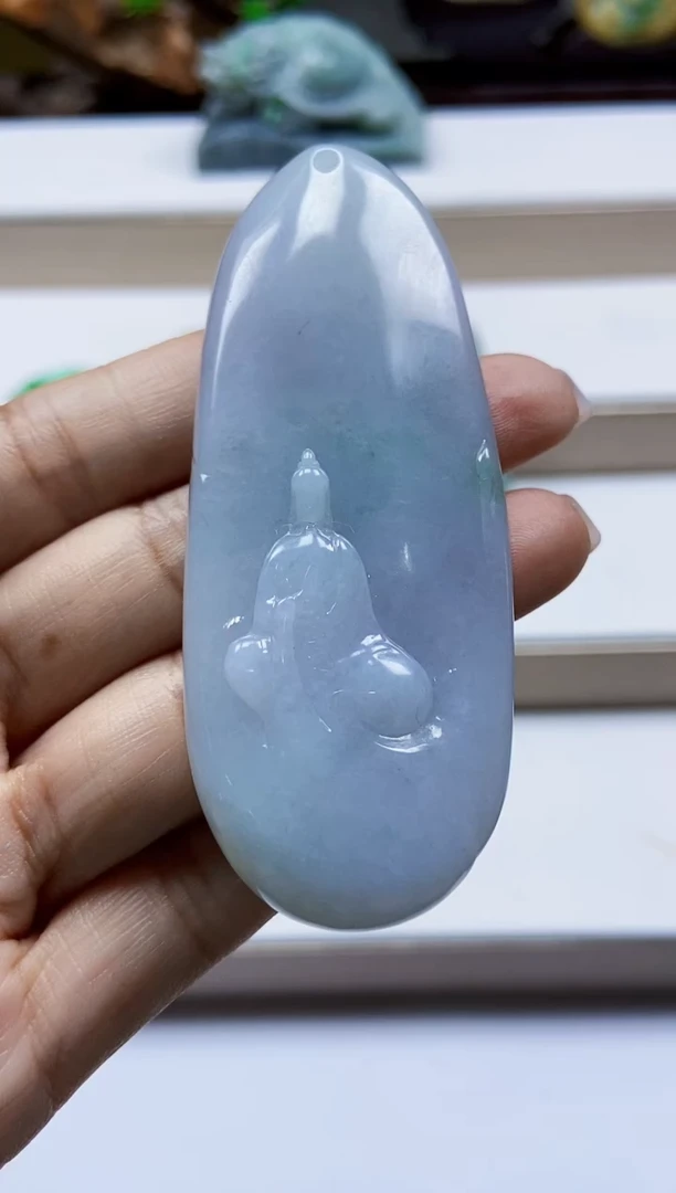 颈饰未镶嵌翡翠翡翠A货
