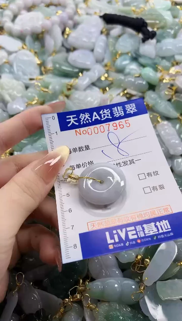 颈饰未镶嵌翡翠天然A货翡翠