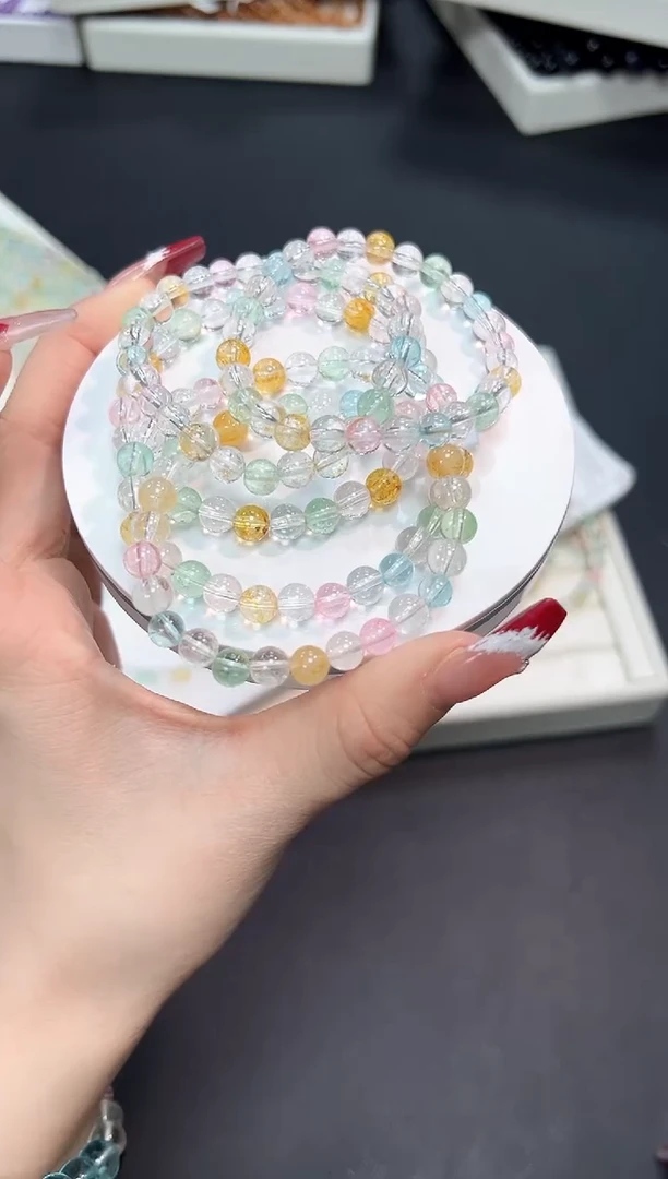 【闪购商品】水晶手串未镶嵌65X多样性发一/1条默认微瑕