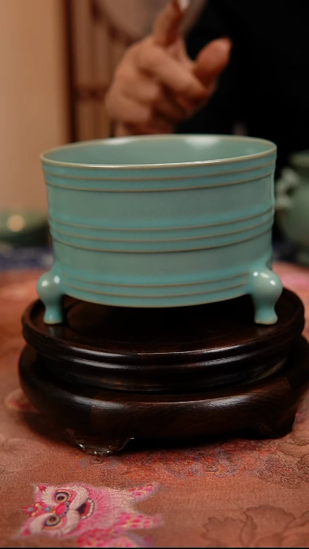 瓷片汝州原产地原矿釉汝瓷