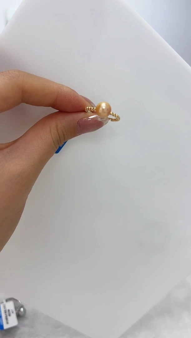 【闪购商品】海水珍珠DA银S925镶嵌戒指  C1037