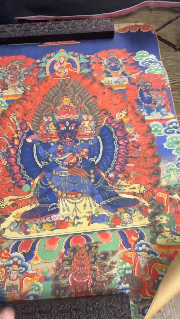 装裱画 澄空梵像高端精品唐卡AA109