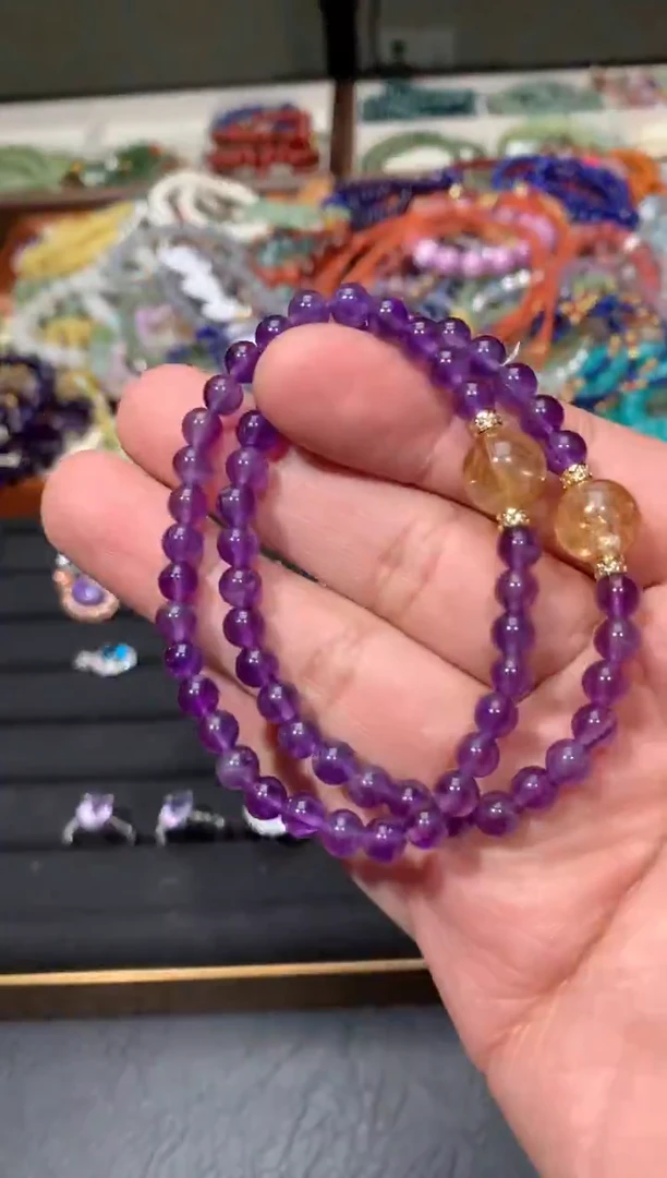 未镶嵌手链水晶F167