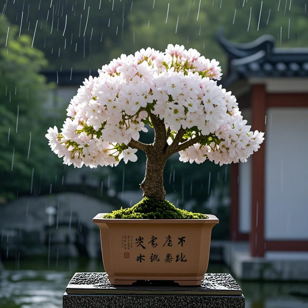 矮化樱花树苗花卉盆栽矮化微型盆景绿植物室内外四季开花不断好养