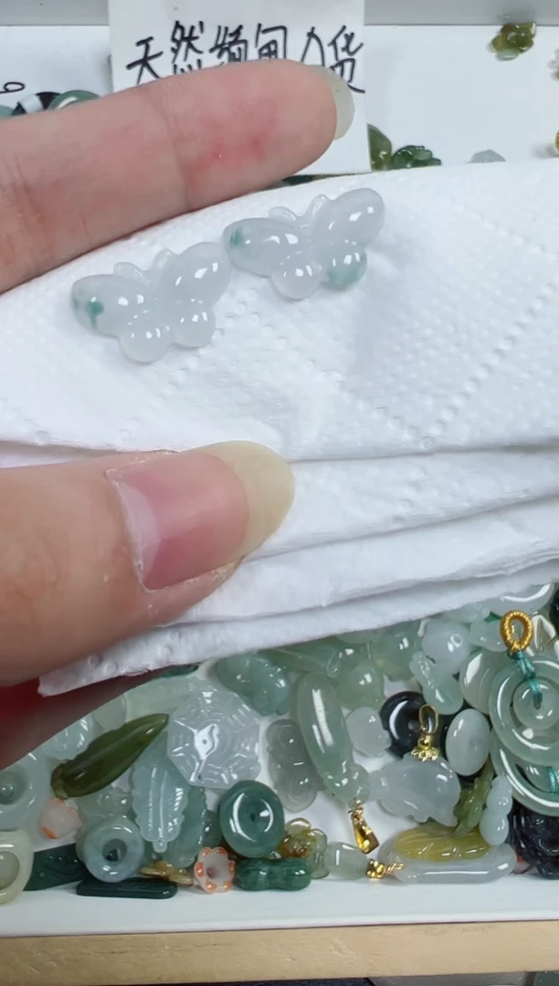 翡翠裸石714号链接，A货翡翠