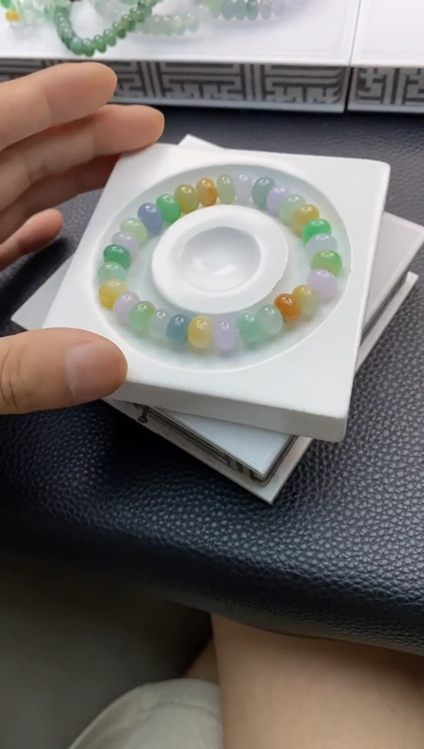 未镶嵌手串翡翠21天然A货翡翠手串