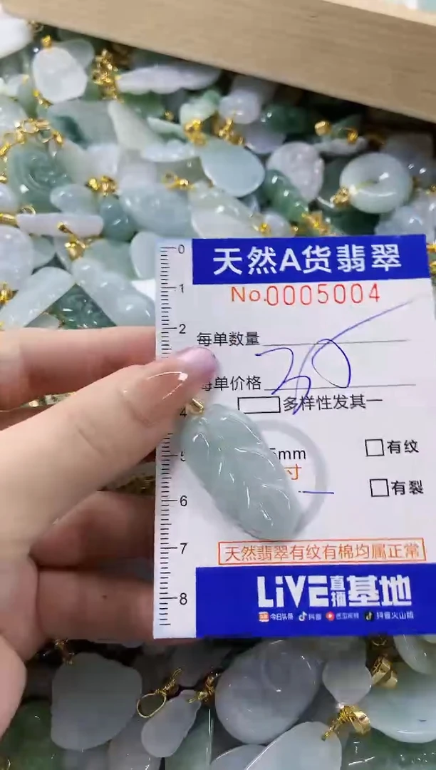 颈饰未镶嵌翡翠天然A货翡翠