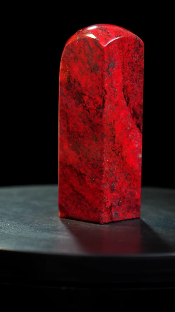 鸡血石大红袍鸡血石旬阳