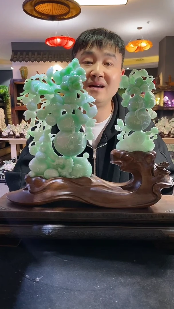 【闪购商品】定制翡翠未镶嵌03/0117/W/葫芦