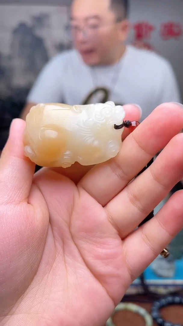 和田玉未镶嵌挂件1