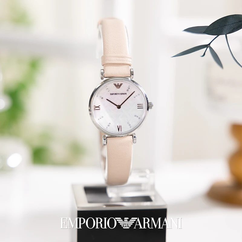 【618大促】EMPORIO ARMANI阿玛尼手表满天星女表礼盒AR8039