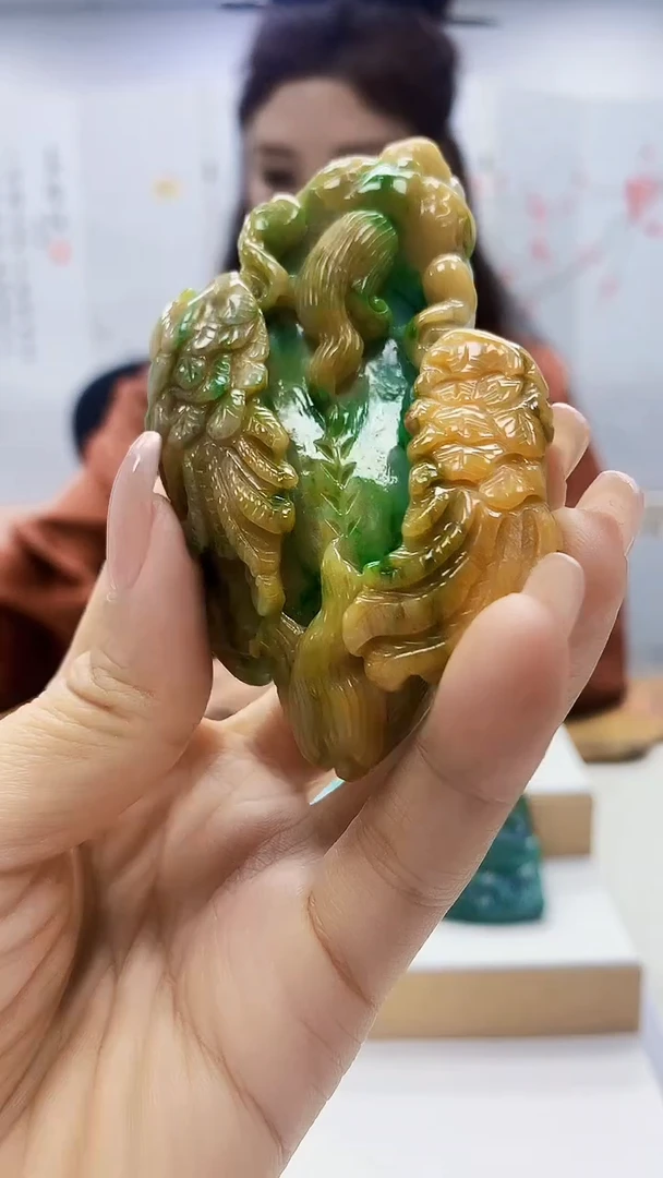 未镶嵌定制翡翠4829ty-毛货挂件62