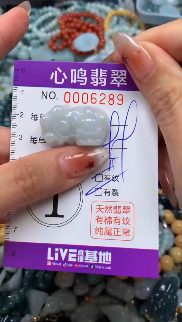 翡翠未镶嵌颈饰闪购006289