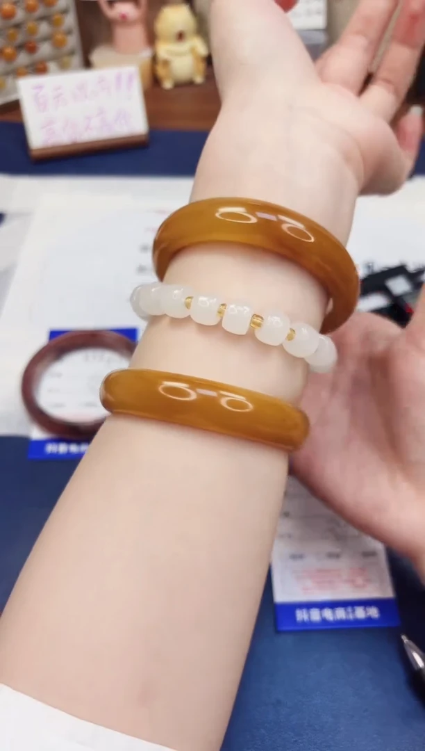 石英质玉手镯未镶嵌173-财气镯-圈口57